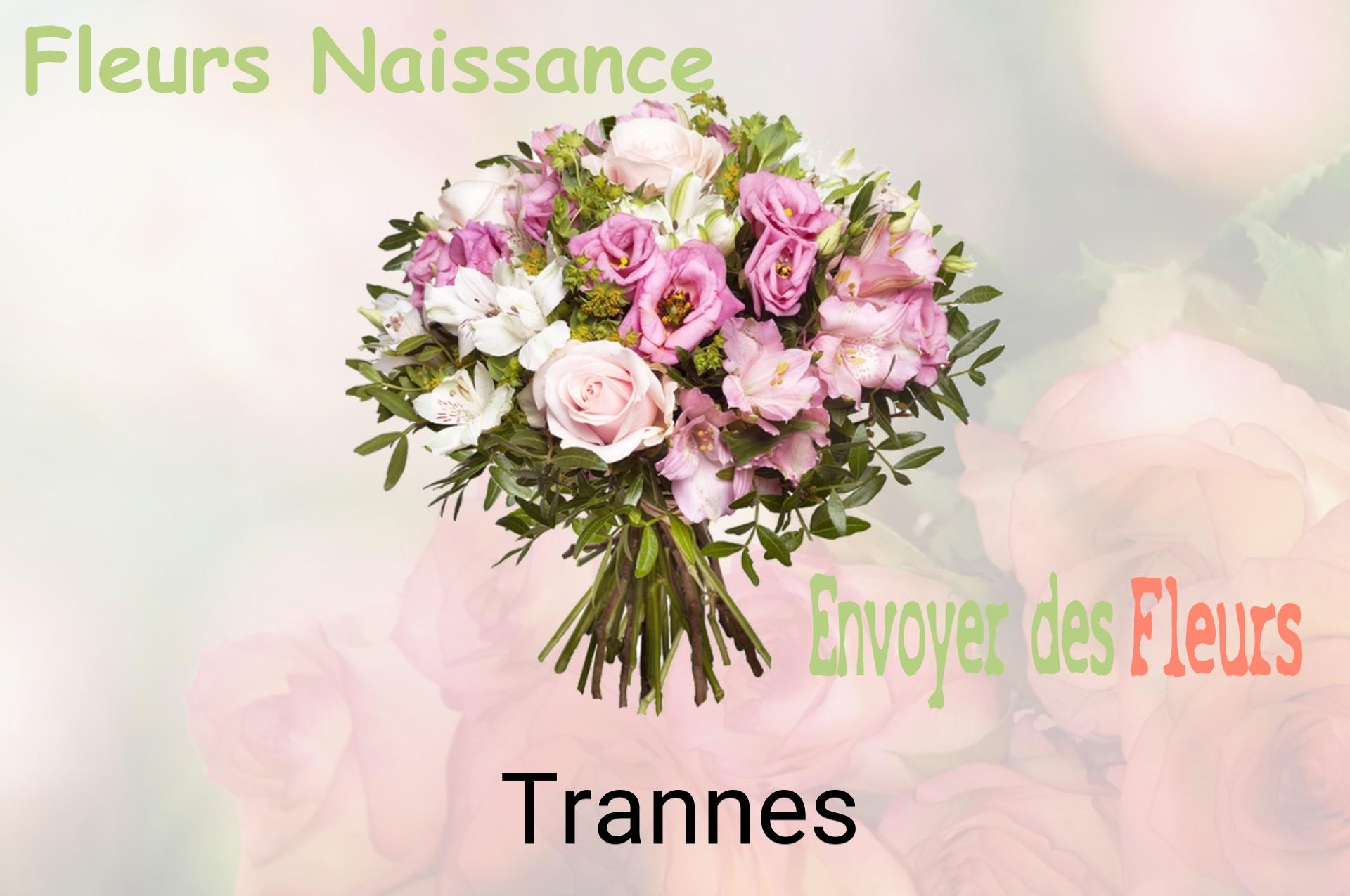 Bouquet de fleurs de naissance livré à Trannes
